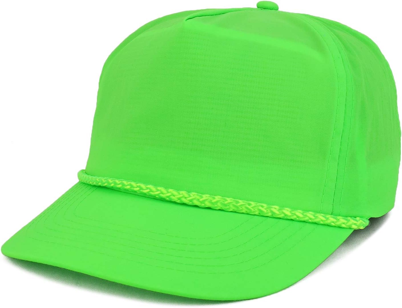 Five-Panel Neon Nylon Crinkle Cap