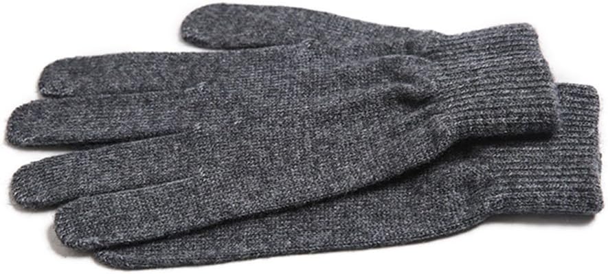 Cashmere Full Finger Knit Gloves