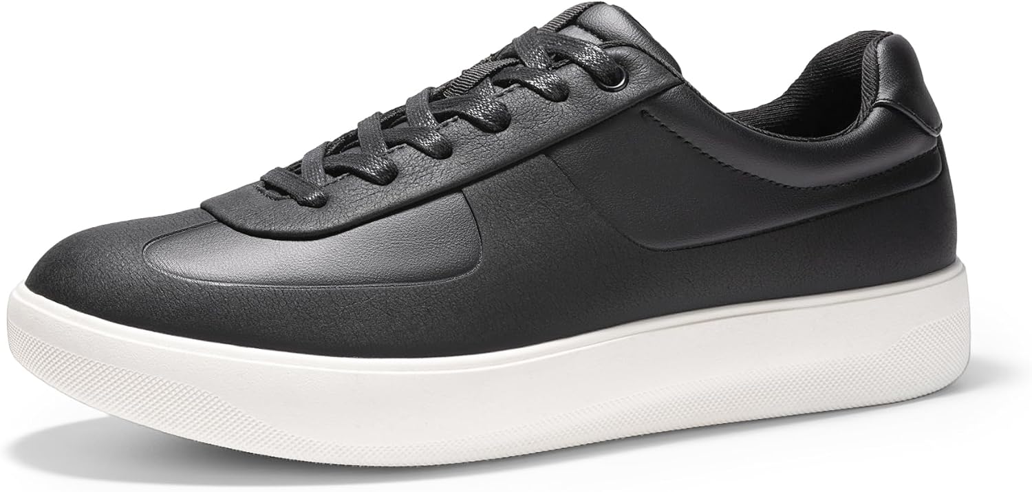 Men's Fashion Sneakers with Synthetic Leather Upper and EVA Insole