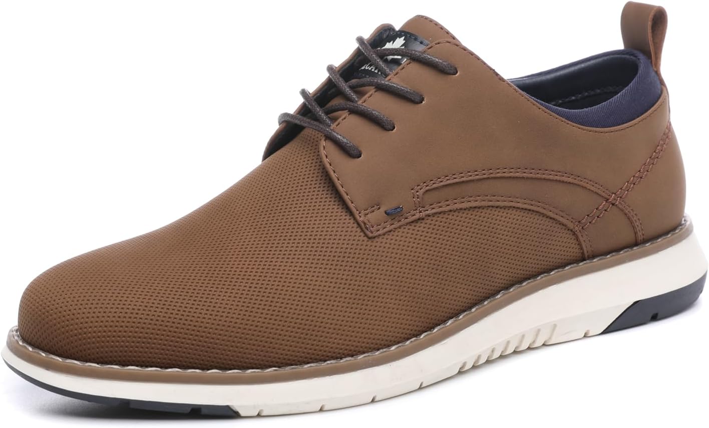 Men's Casual Dress Shoes with TPR Outsole and Comfort Insole