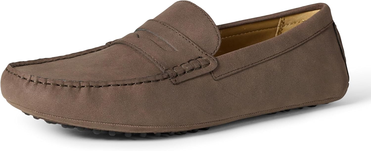 Men's Driving Moc Loafers with Pebble Texture Sole