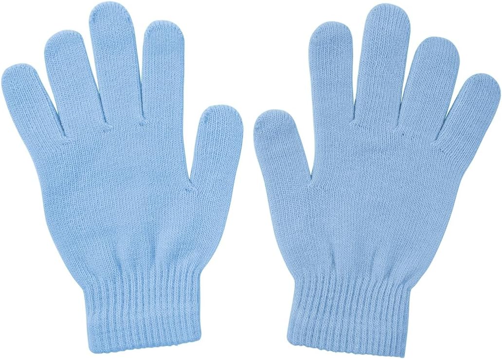 Full Finger Knit Gloves with Elastic Cuff