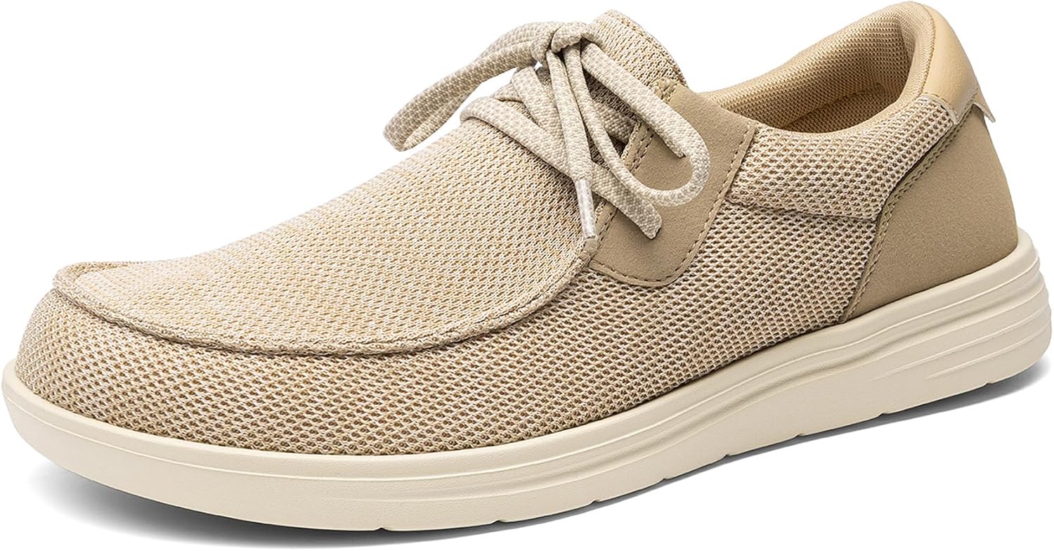 Men's Casual Dress Oxfords with Knitted Upper and MD Outsole