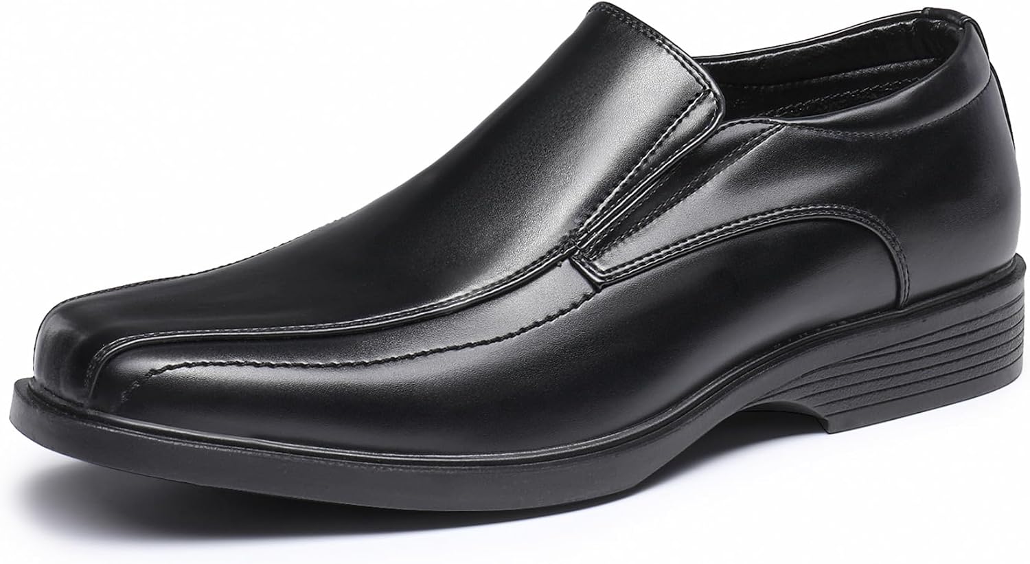 Men's Classic Loafers with PU Upper and Non Slip TPR Outsole