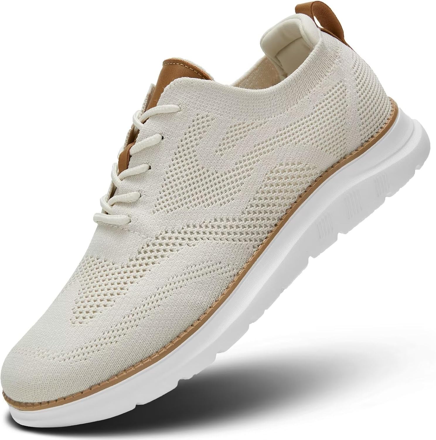 Men's Casual Dress Oxfords with Mesh Upper and Memory Foam Insole