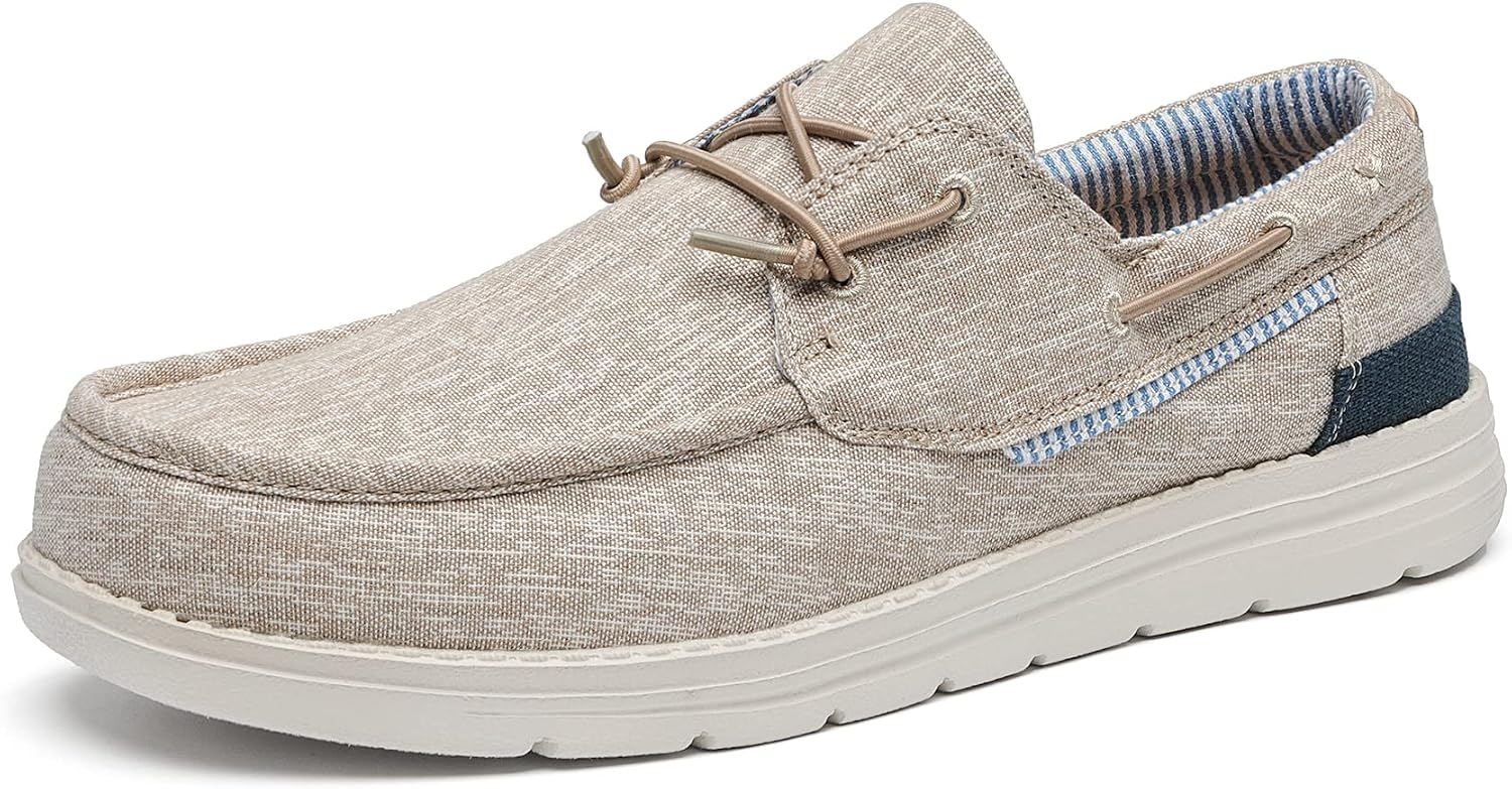 Men's Lightweight Slip On Loafers with Cork EVA Insole
