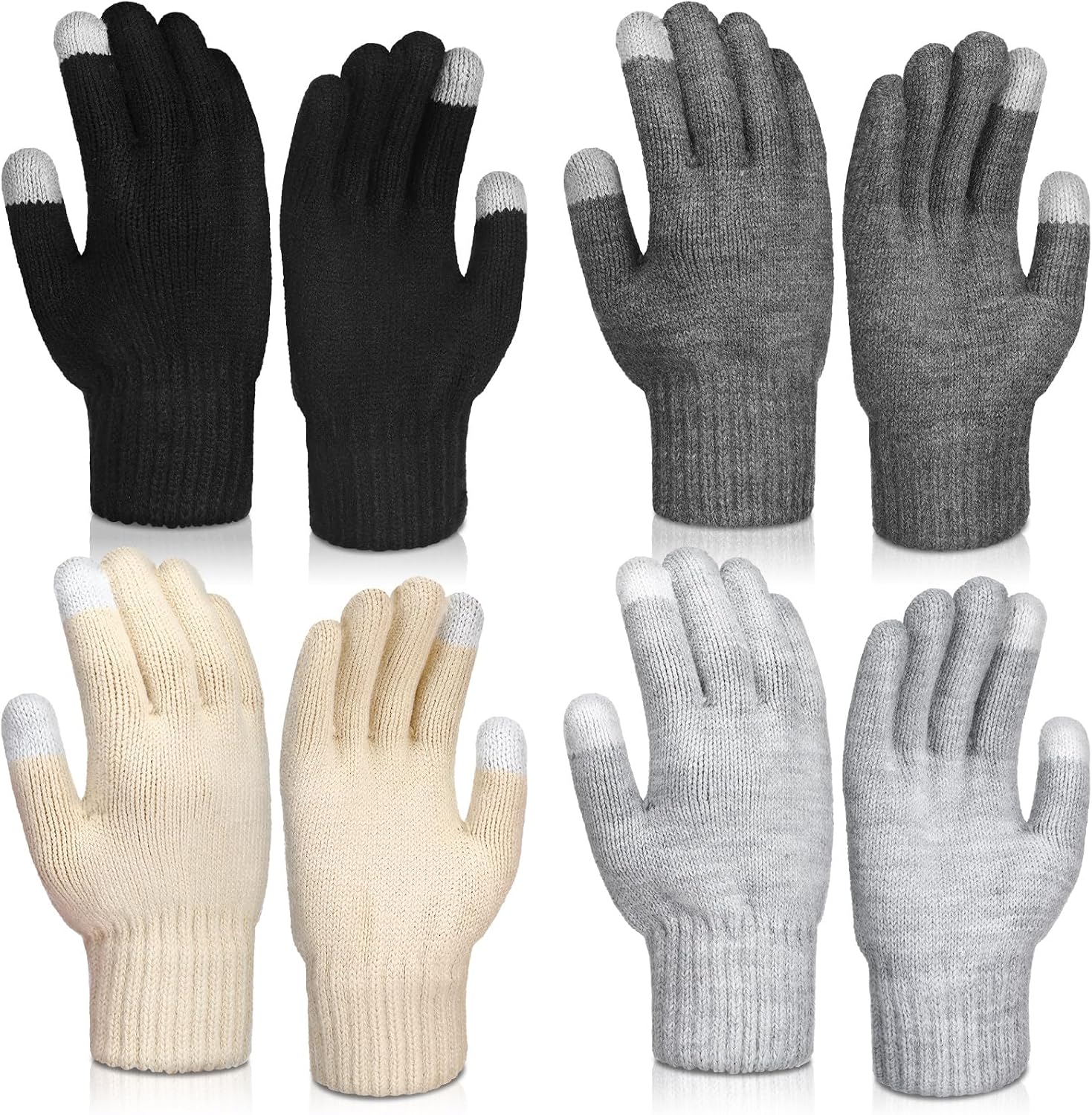 Alpaca Wool Gloves with Touchscreen