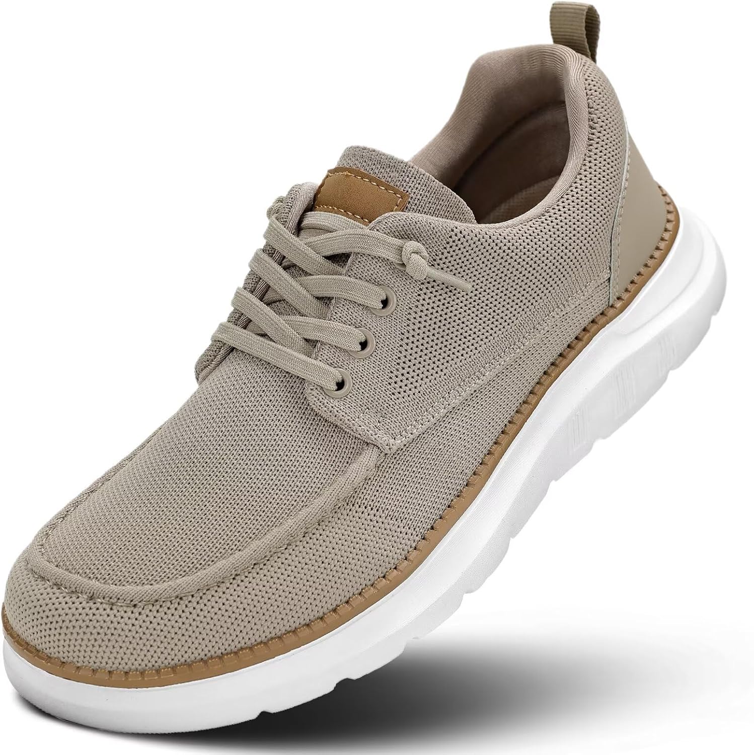 Men's Slip On Boat Loafers with Mesh Upper and Memory Foam Insole